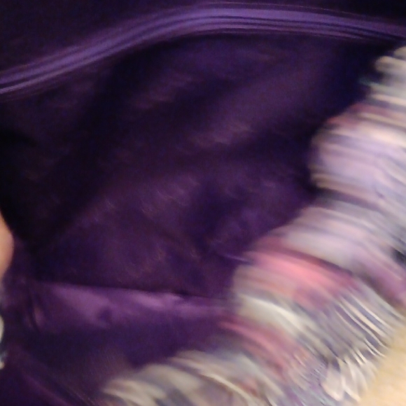 Vera Bradley Purple Floral Backpack - Picture 5 of 8